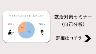 就活セミナー（自己分析）